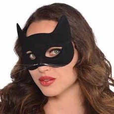 Black Party Supplies - Feline Mask