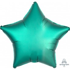 Satin Luxe Jade Star Shaped Balloon 45cm