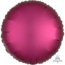 Satin Luxe Pomegranate Round Foil Balloon 45cm