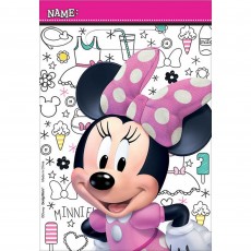 Minnie Mouse Happy Helpers Folded Loot Favour Bags 23cm 8 pk