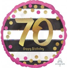 70th Birthday Foil Balloon