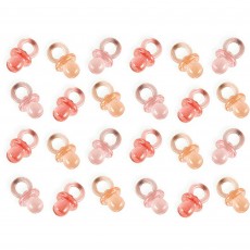 Baby Shower Party Supplies - Favours Mini Pacifiers Pink