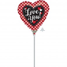 I Love You! Heart to Heart Shaped Balloon 10cm