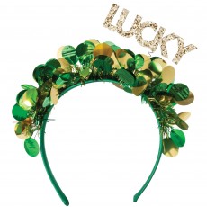 Lucky Irish Tinsel Headband