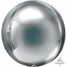 Orbz XL Silver Jumbo Shaped Balloons 53cm