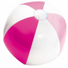 Hawaiian Party Decorations Pink & White Inflatable Beach Ball Balloons
