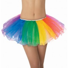 Rainbow Tutu Women's Costume Adult Size