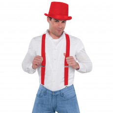 Red Party Supplies - Suspenders