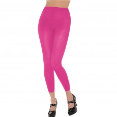 Pink Footless Tights Women's Costume Adult Standard Size