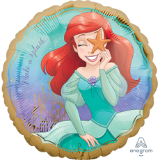 Disney Princess Once Upon A Time Standard HX Ariel Mermaid Foil Balloon 45cm