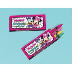 Minnie Mouse Happy Helpers Mini Crayons Favours 12 pk