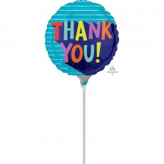 Thank You Fun Type Design Foil Balloon