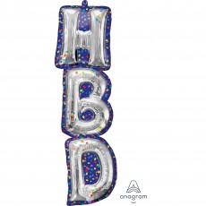 Happy Birthday SuperShape XL Letters Shaped Balloon