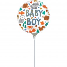 Baby Shower Party Decorations - Foil Balloon Woodland Fun Baby Boy