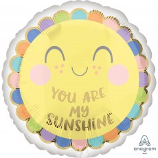 You Are My Sunshine Sweet Baby Round Foil Balloon 45cm