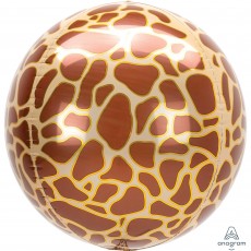 Jungle Animals Giraffe Print Shaped Balloon