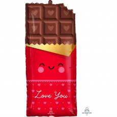 Love Party Decorations - Shaped Balloon SuperXL Chocolate Bar Love You