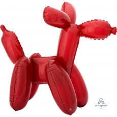 Red Party Decorations - Shaped Balloon CI: Multi-Balloon Red Dog