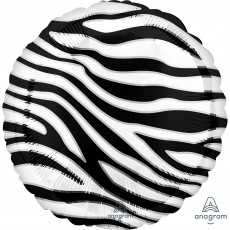 Jungle Animals Party Decorations - Foil Balloon Zebra Print Animalz