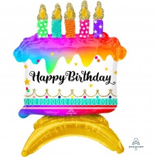 Happy Birthday Party Decorations - Foil Balloon CI: Cake