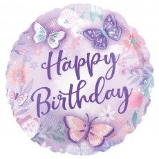 Happy Birthday Party Decorations - Foil Balloon Flutters Standard HX