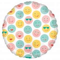 Emoji Smiley Faces Standard HX Foil Balloon