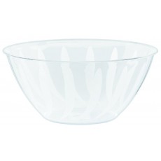 Clear Plastic Swirl Bowl 1.8lt