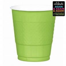 Green Party Supplies - Plastic Cups Premium
