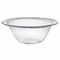 Clear Party Supplies - Bowl Premium Hammered Look