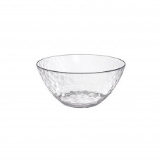 Clear Party Supplies - Bowl Premium Hammered Look Small