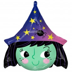 Halloween Party Decorations - Foil Balloon Witch XL