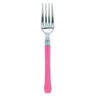 Bright Pink Premium Classic Choice Forks 20 pk