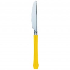 Sunshine Yellow Premium Classic Choice Knives 20 pk