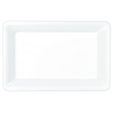 White Plastic Tray 24cm x 36cm