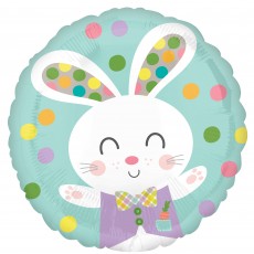 Easter Spotted Bunny Shaped Balloon 53cm