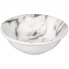 White Marble Look Premium Reusable Bowls 11cm 4 pk