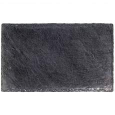 Grey Party Supplies - Tray Premium Slate Look