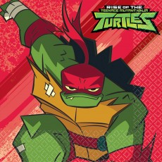 Rise of the Teenage Mutant Ninja Turtles Lunch Napkins 16 pk