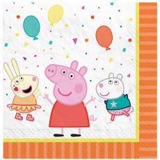 Peppa Pig Party Supplies - Lunch Napkins Confetti Party