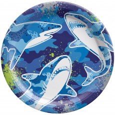 Shark Splash Party Supplies - Lunch Plates
