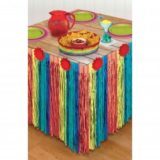 Mexican Fiesta Table Skirt 3m x 73cm