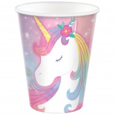 Enchanted Unicorn Paper Cups 266ml 8 pk