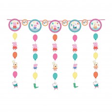 Peppa Pig Party Decorations - Hanging Decoration Confetti Party String