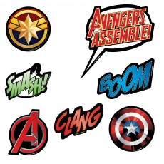 Avengers Powers Unite Vinyl Cutouts 2 pk