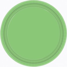 Kiwi Green Round Dinner Plates 26cm 20 pk