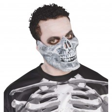 Black & Bone Skeleton Jaw Mask Adult Size