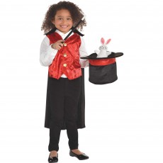 Magician Kit Unisex Kid's Costume 4-6 Years