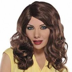 Awesome 80's Party Supplies - Envy Brown Wig