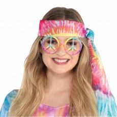 Peace Sign Large Glasses Adult Size