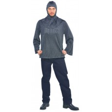 Chain Mail Tunic Men's Costume Adult Standard Size